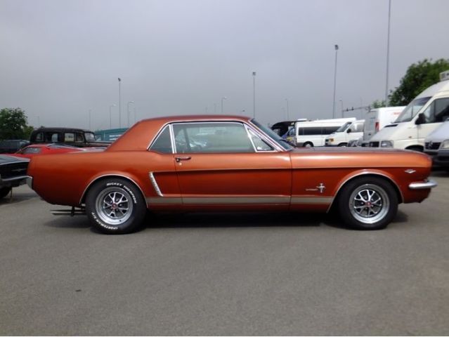1965 Orange Ford Mustang Coupe