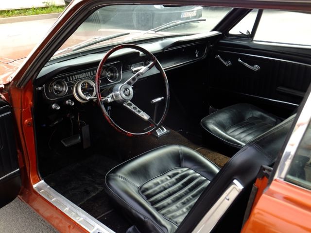 1965 Orange Ford Mustang Coupe