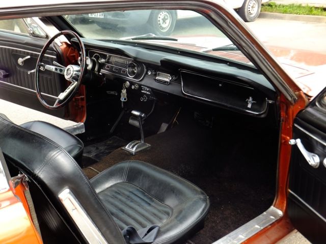 1965 Orange Ford Mustang Coupe