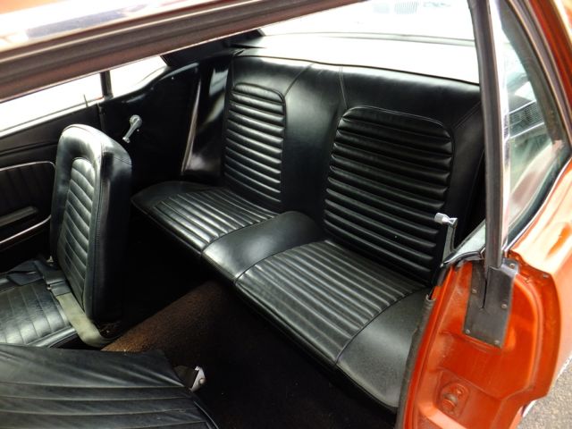 1965 Orange Ford Mustang Coupe