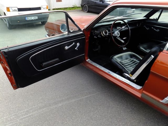 1965 Orange Ford Mustang Coupe