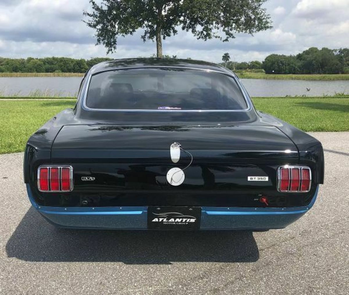 1965 Blue Ford Mustang --