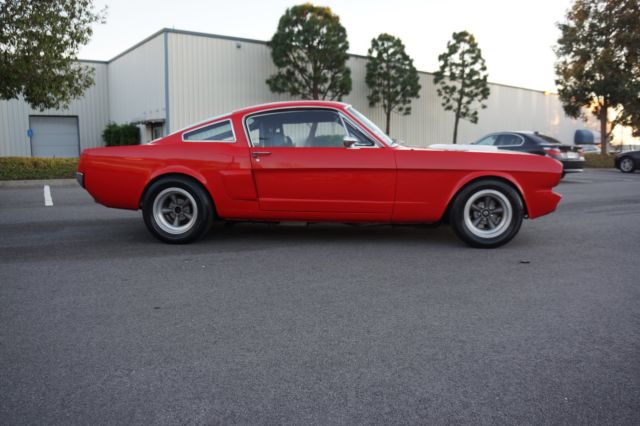1965 Red Ford Mustang Fastback
