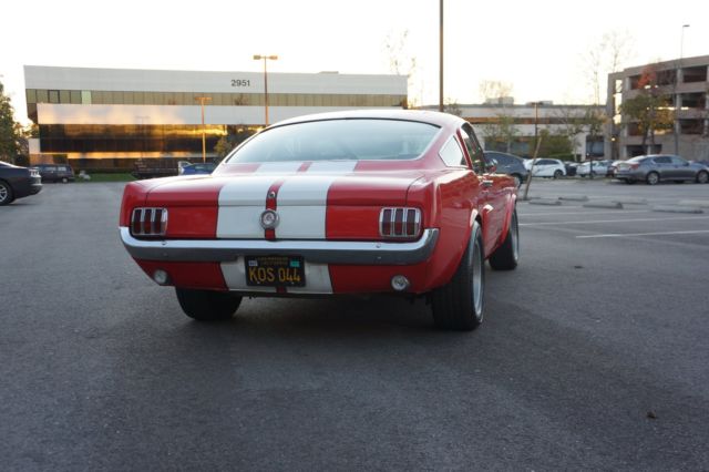 1965 Red Ford Mustang Fastback