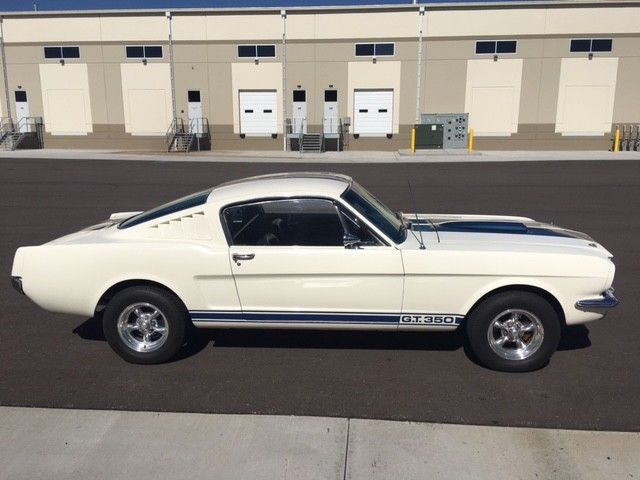 1965 White Ford Mustang Fastback