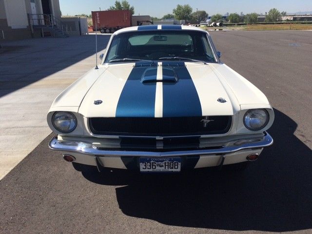 1965 White Ford Mustang Fastback