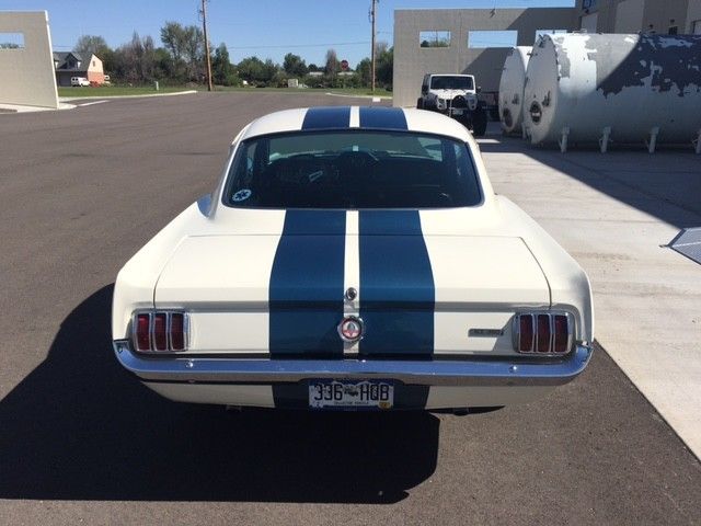 1965 White Ford Mustang Fastback