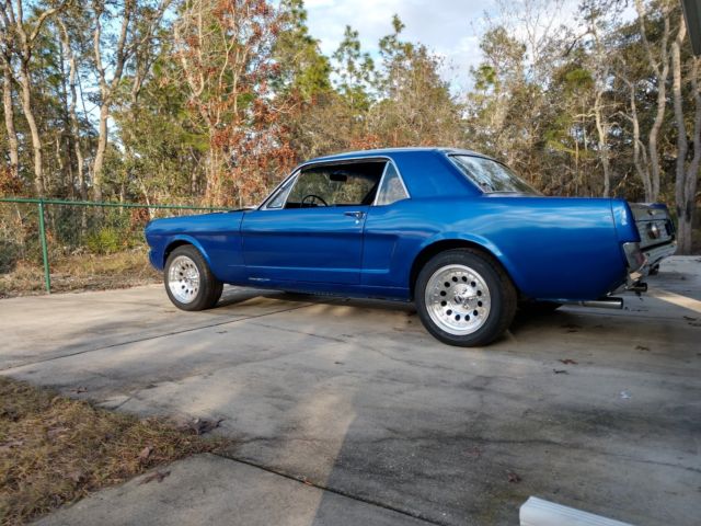 1965 Blue Ford Mustang Coupe