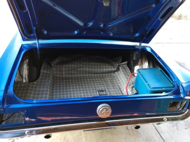 1965 Blue Ford Mustang Coupe