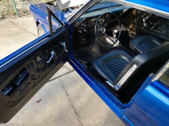 1965 Blue Ford Mustang Coupe