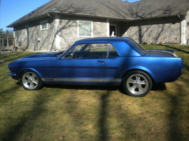 1965 Blue Ford Mustang Coupe