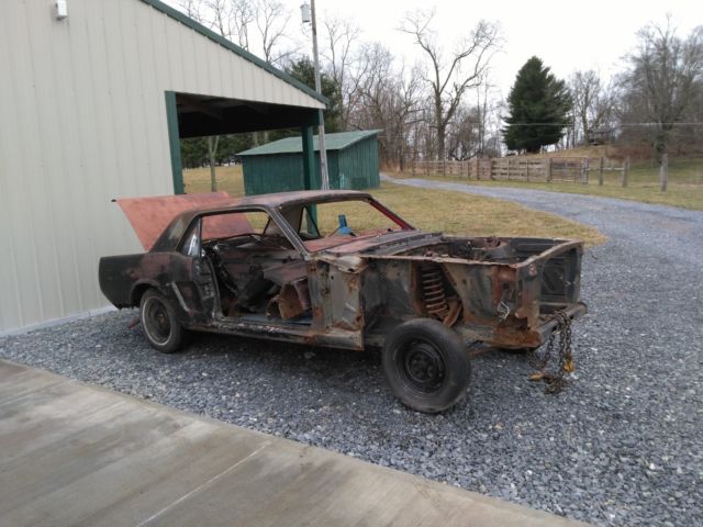 1965 Silver Ford Mustang