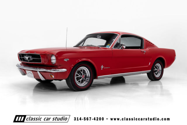 1965 Red Ford Mustang