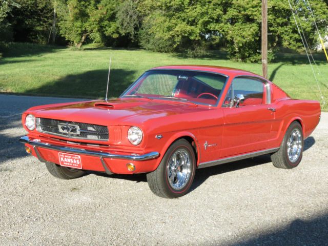 1965 Rangoon Red Ford Mustang Fastback