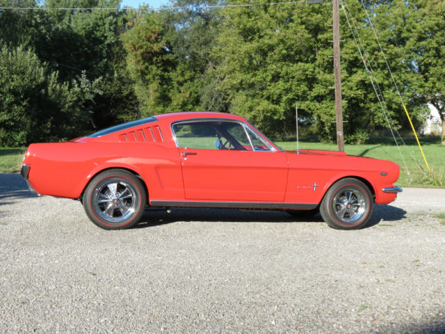 1965 Rangoon Red Ford Mustang Fastback