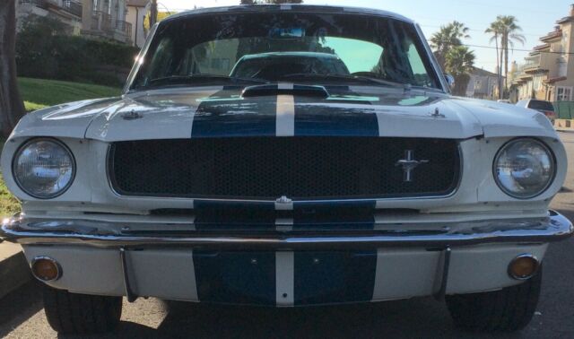 1965 White Ford Mustang Fastback