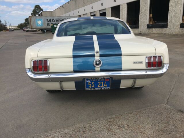 1965 White Ford Mustang Fastback