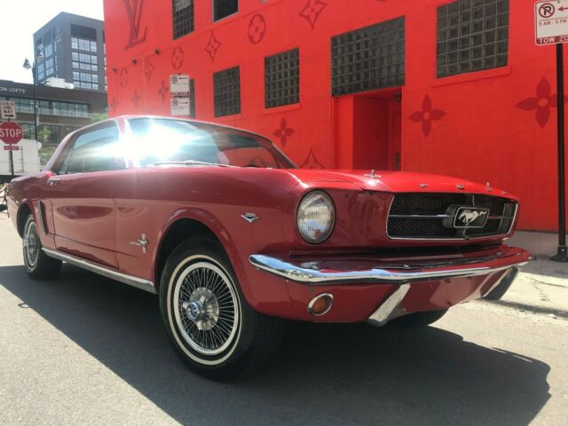 1965 Red Ford Mustang Coupe