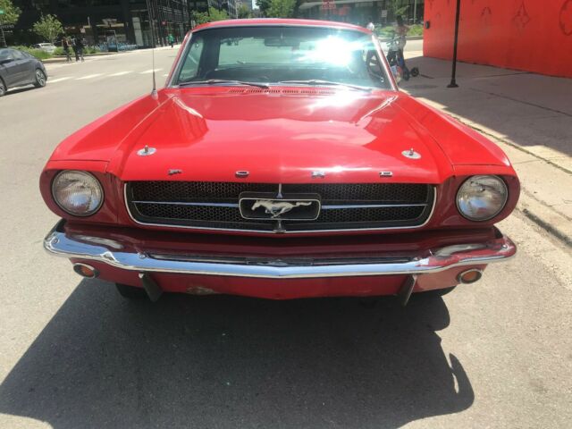 1965 Red Ford Mustang Coupe