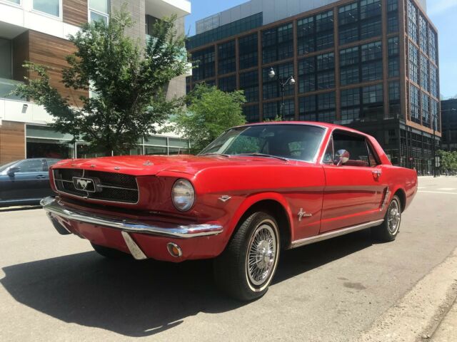 1965 Red Ford Mustang Coupe