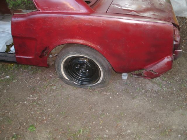 1965 Red Ford Mustang