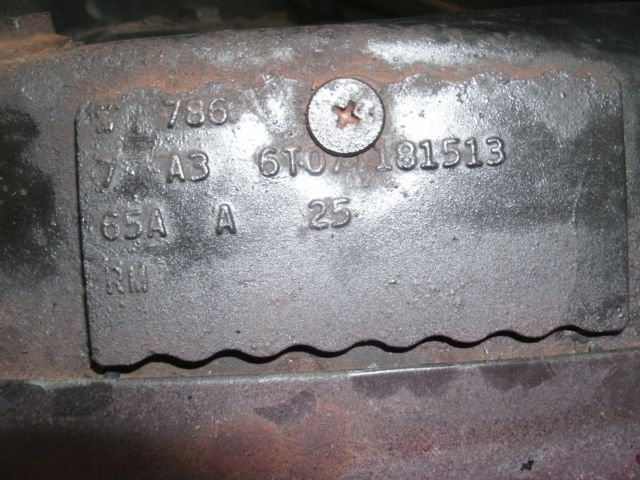 1965 Red Ford Mustang