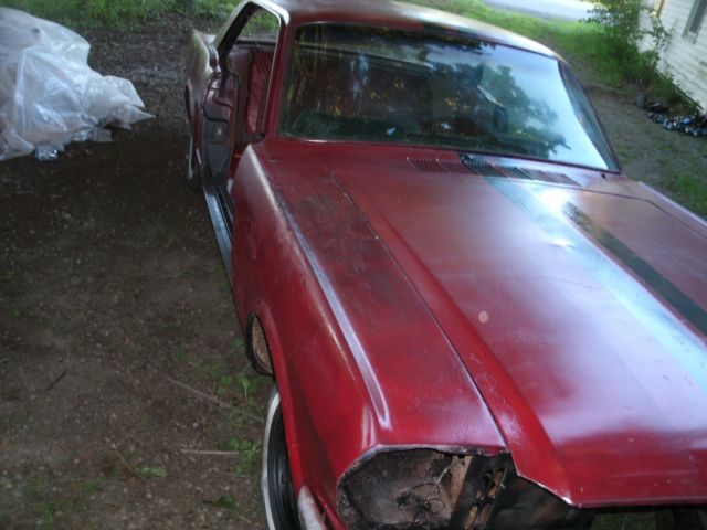1965 Red Ford Mustang