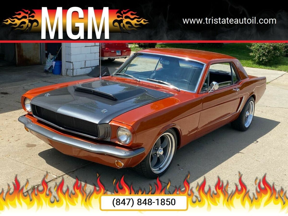 1965 Orange Ford Mustang Coupe