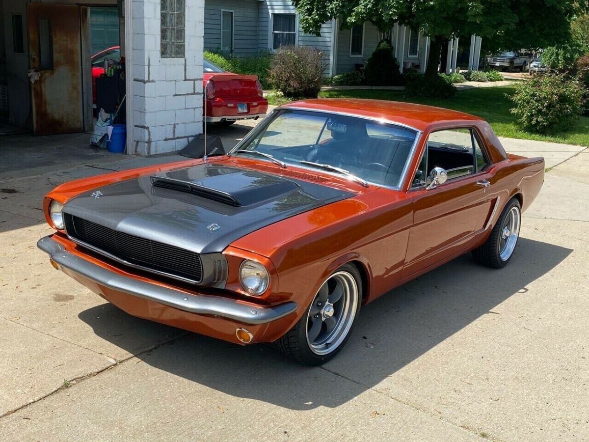 1965 Orange Ford Mustang Coupe