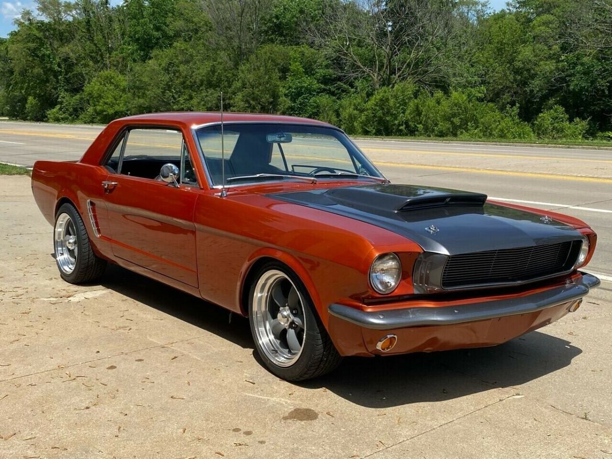 1965 Orange Ford Mustang Coupe