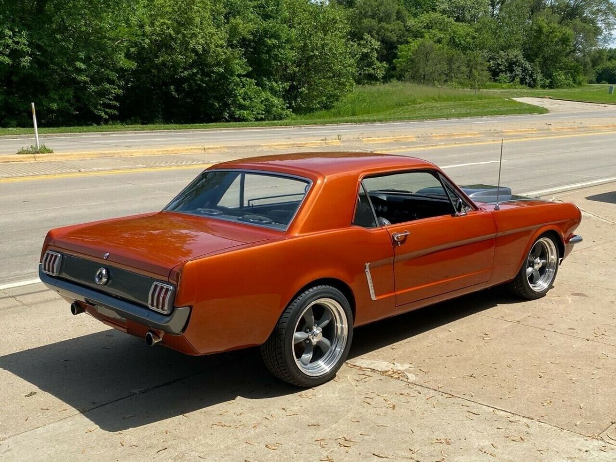 1965 Orange Ford Mustang Coupe