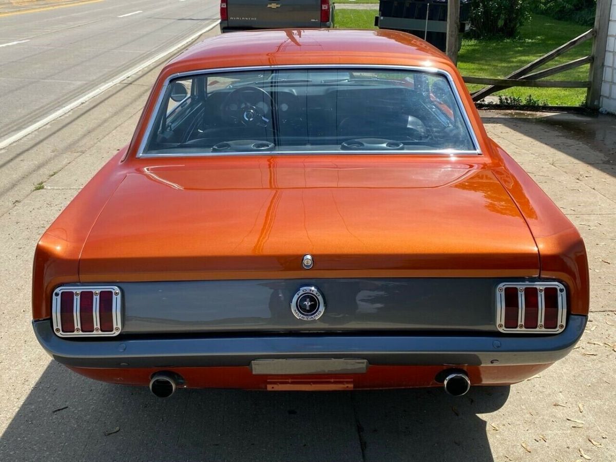 1965 Orange Ford Mustang Coupe