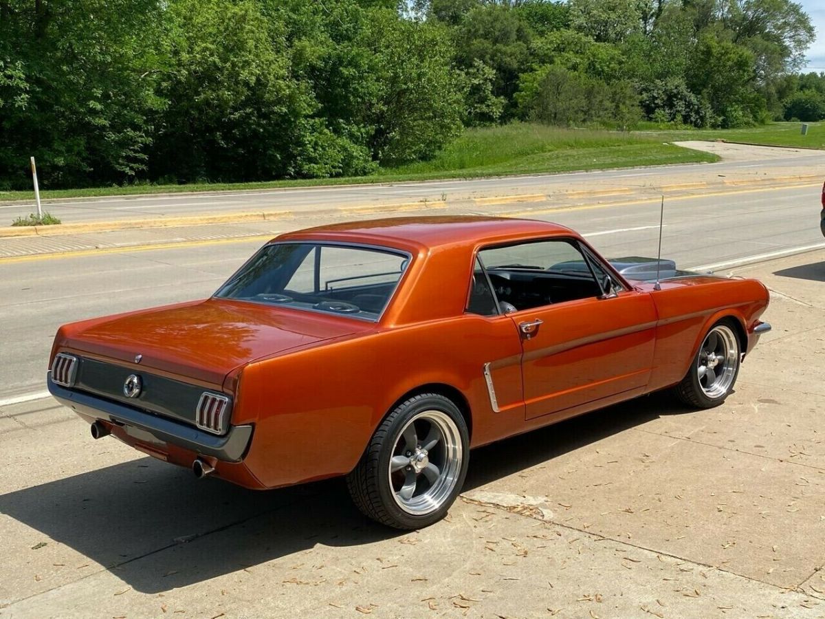 1965 Orange Ford Mustang Coupe