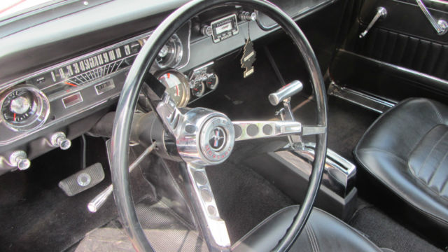 1965 Red Ford Mustang