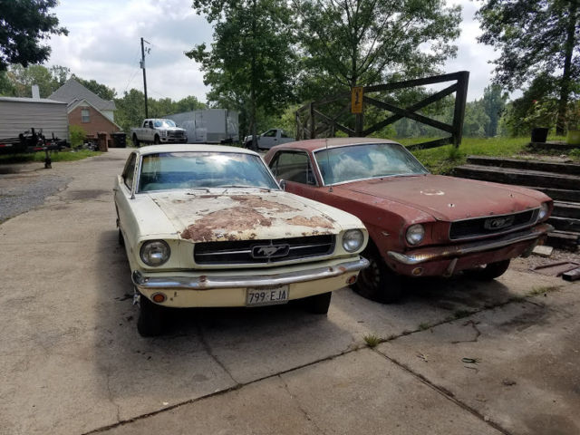 1965 Yellow Ford Mustang Coupe