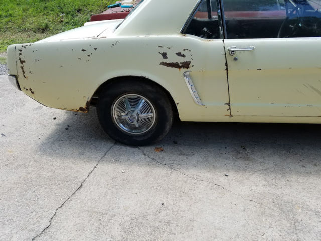 1965 Yellow Ford Mustang Coupe