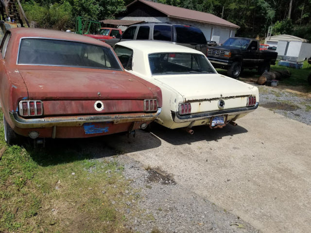 1965 Yellow Ford Mustang Coupe