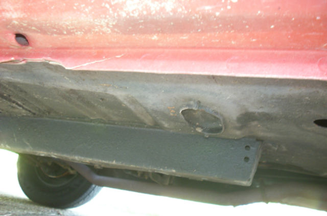 1965 Red (ORIGINALLY SILVER-BLUE METALLIC) Ford Mustang Hard top Coupe