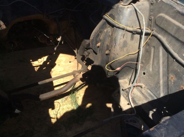 1965 Blue Ford Mustang