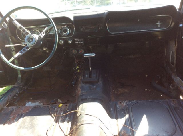 1965 Blue Ford Mustang