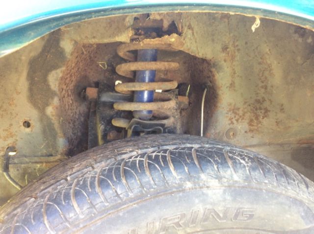 1965 Blue Ford Mustang