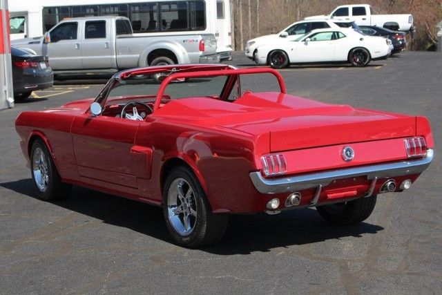 1965 Red Ford Mustang Convertible