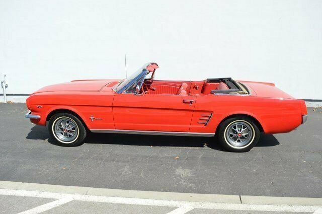 1965 Red Ford Mustang Convertible