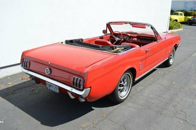 1965 Red Ford Mustang Convertible
