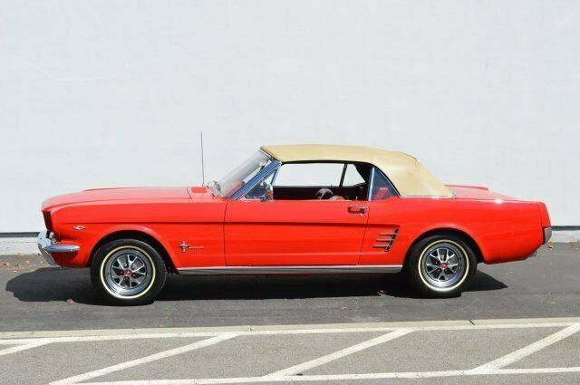 1965 Red Ford Mustang Convertible