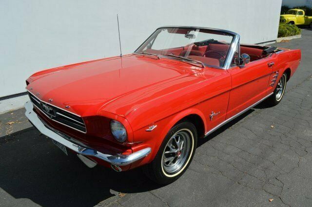 1965 Red Ford Mustang Convertible