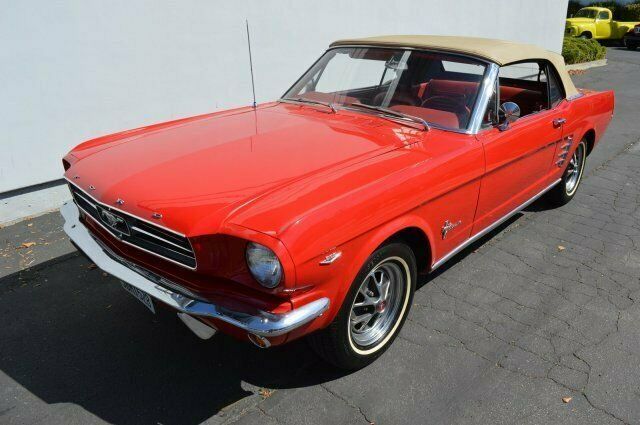1965 Red Ford Mustang Convertible