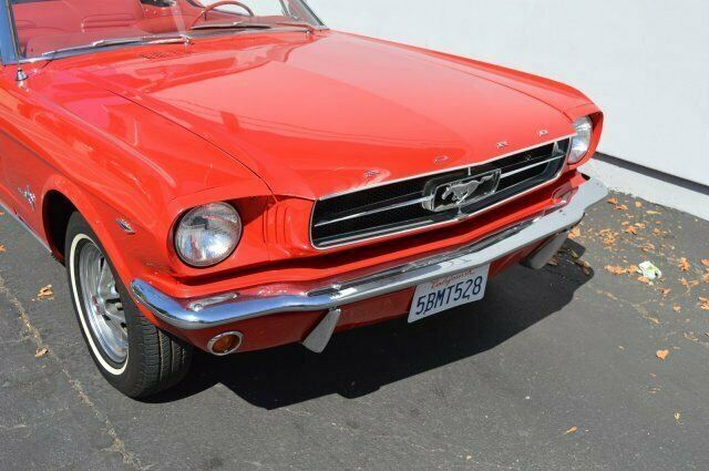 1965 Red Ford Mustang Convertible