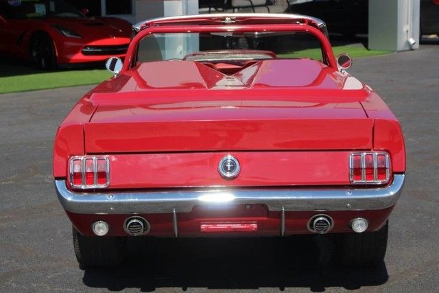 1965 Red Ford Mustang Convertible