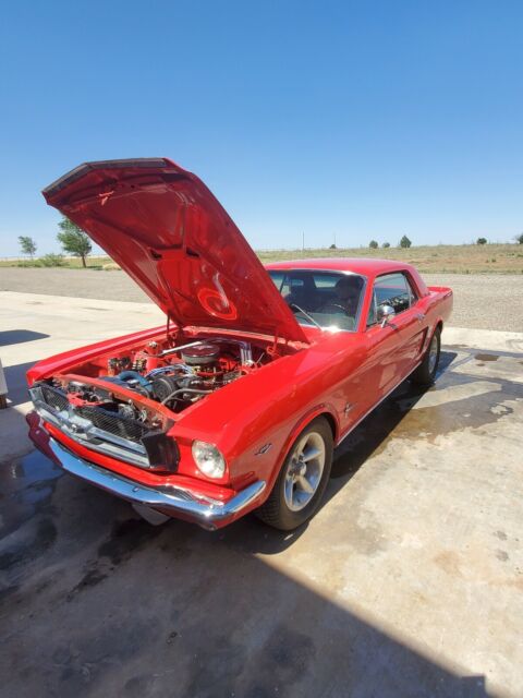 1965 Red Ford Mustang